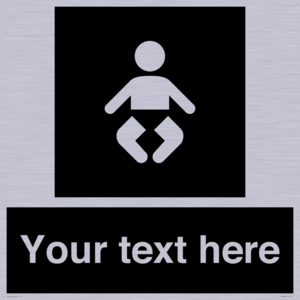 Custom information: black panel baby change